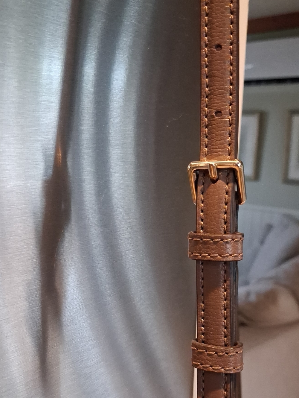 Kate Spade Brown Leather Crossbody Bag with Card Holder - Picture 5 of 10